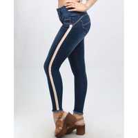 DIZZIO CINTA 2 COLOR JEANS 4 BOTON FAJA BOLSILLOS