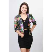 MELANNY FLORES FORRO MANGA 3/4 BLAZER EXCLUSIVO