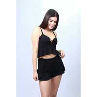 CATTLEYAS CONJUNTO SHORT CROP VUELO AMARRE