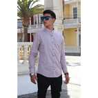 ALMONOBER FLORES CUELLO CHINO CAMISA M/LARGA