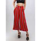 ROMANTIC BOTONES PALAZO RAYAS PANTALON