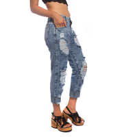 DIZZIO MOM RASGADO BOYFRIEND JEANS SUELTO