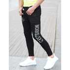 URBAN CREW ESTAMPADO YOGUER PLOMIZO LIGAS PANTALON JEANS