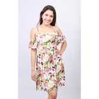 MELODY ALAS RELLENO FLORES VESTIDO CAMPANA