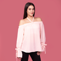 DULCE MAKY RAYAS LAZOS BLUSA M/LARGA CAMPANA