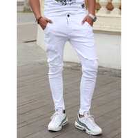 EMPORIO FOX RASGADO BLANCO JEANS HOMBRE PANTALON