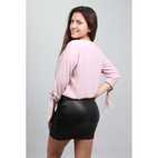 DKT CRUCE FULL V GASA BLUSA MANGA LAZO SOANA CHIC